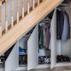 under stairs