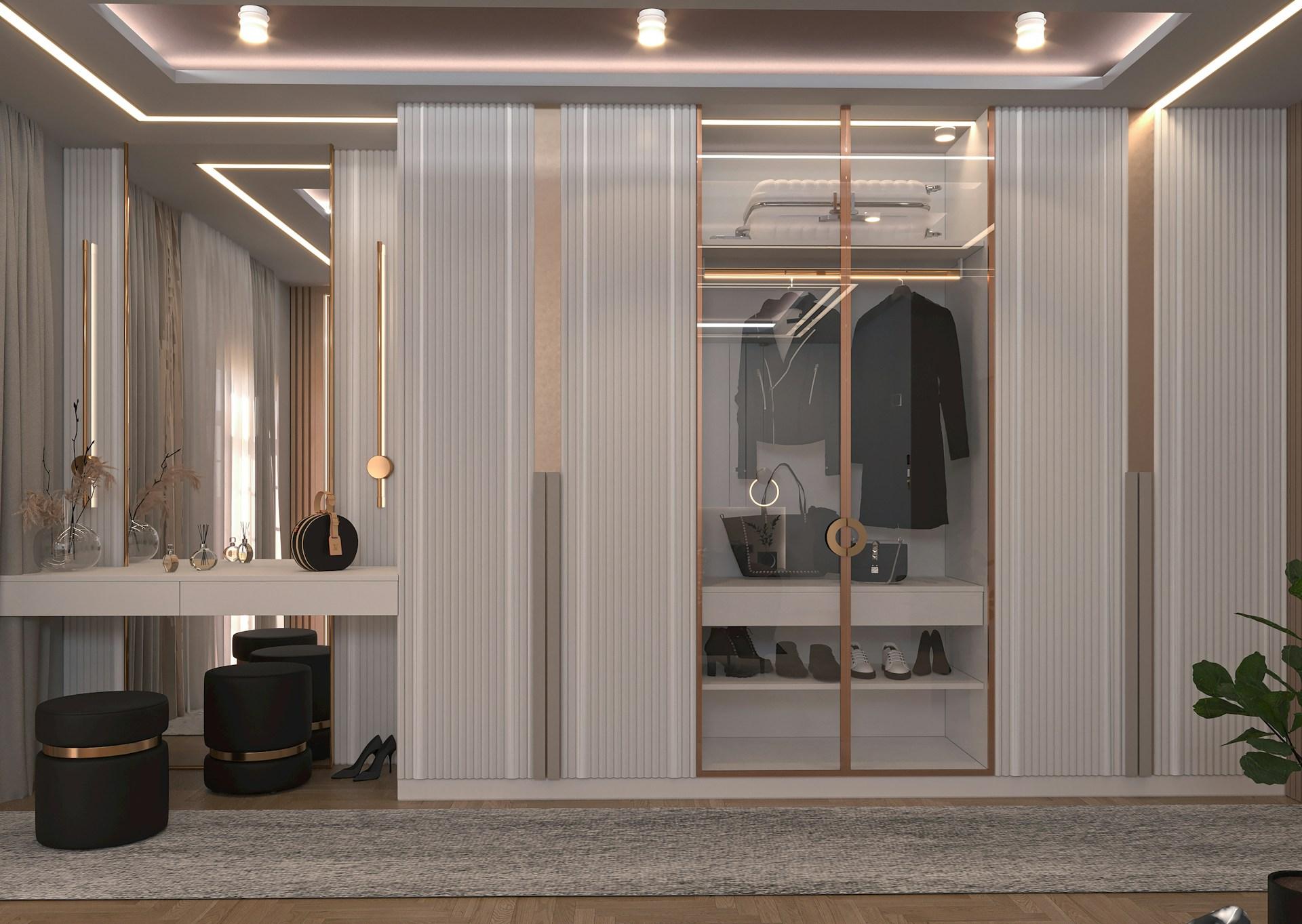 Walk-In Wardrobe Potential in Large Bedrooms